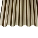Polycarbonaat damwandplaat | 76/18 | 0,80 mm | Brons | 4,00 m