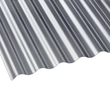 Polycarbonaat golfplaat 76/18, antraciet, 1,40 mm, hoofdaanzicht schuin van boven