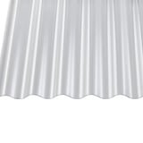 Polycarbonaat golfplaat 1,40 mm helder, Scobalit, van bovenaf met doorlopend golfprofiel 76/18