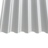 Polycarbonaat golfplaat 2,60 mm, helder, met honingraatstructuur, van bovenaf