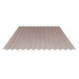 Polycarbonaat golfplaat 76/18, 2,80 mm, brons, vrijstaand
