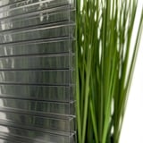Polycarbonaat kanaalplaat | 16 mm | Profiel A1 | Voordeelpakket | Plaatbreedte 98 cm | Grafiet | X-Structuur | Breedte 4,09 m | Lengte 2,00 m