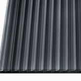 Polycarbonaat kanaalplaat | 16 mm | Profiel A4 | Voordeelpakket | Plaatbreedte 98 cm | Grafiet | X-Structuur | Breedte 7,12 m | Lengte 2,00 m