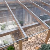 Polycarbonaat kanaalplaat | 16 mm | Profiel Mendig | Voordeelpakket | Plaatbreedte 98 cm | Helder | Breedte 3,09 m | Lengte 4,00 m