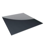 Polycarbonaat kanaalplaat | 16 mm | Profiel Mendig | Voordeelpakket | Plaatbreedte 98 cm | Antracietgrijs | Novalite | Breedte 7,13 m | Lengte 6,00 m