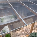 Polycarbonaat kanaalplaat | 16 mm | Profiel Mendig | Voordeelpakket | Plaatbreedte 1,20 m | Helder | X-Structuur | Breedte 4,98 m | Lengte 2,00 m