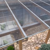 Polycarbonaat kanaalplaat | 16 mm | Profiel Mendig | Voordeelpakket | Plaatbreedte 98 cm | Helder | X-Structuur | Breedte 3,09 m | Lengte 2,50 m