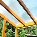 Polycarbonaat kanaalplaat | 16 mm | Breedte 98 cm | Helder | Blueline | 3,00 m