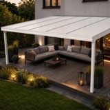 Polycarbonaat kanaalplaat | 16 mm | Breedte 98 cm | Opaal wit | X-Structuur | 7,00 m