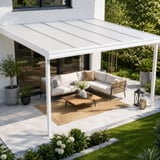 Polycarbonaat kanaalplaat | 16 mm | Breedte 98 cm | Opaal wit | X-Structuur | 7,00 m