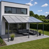 Polycarbonaat kanaalplaat | 16 mm | Breedte 1,20 m | Helder | X-Structuur | 7,00 m
