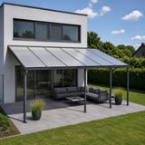 Polycarbonaat kanaalplaat | 16 mm | Breedte 98 cm | Helder | X-Structuur | 4,50 m