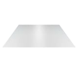 Polycarbonaat kanaalplaat 6 mm, helder, vrijstaand, bovenaanzicht