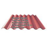 Stabipol polyester lichtplaat golf 177/51, 1,80 mm, terracotta, met ingebedde productgegevens