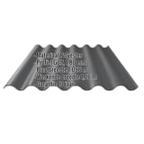 Stabipol polyester lichtplaat donkergrijs, 1,80 mm, golfprofiel met ingebedde specificaties