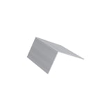 Remhoek van blank aluminium, zijaanzicht, voor 16 mm platen