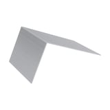Remhoek van blank aluminium, gebogen, hoofdweergave