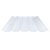 PVC damwandplaat | 207/35 | 1,50 mm | Helder, licht blauw getint | 2,50 m