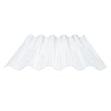 PVC golfplaat 177/51, 1,40 mm, lichtblauw getint, vrijstaand, hoofdweergave