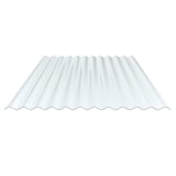 PVC golfplaat 76/18, 1,30 mm, helder, vrijstaand