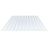 PVC golfplaat 76/18, 1,30 mm, helder blauw getint, hoofdaanzicht vrijstaand
