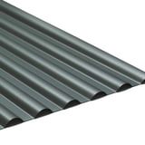 PVC profielplaat SINTRA 77/18 Antraciet-Metallic, hoofdaanzicht van de golfstructuur