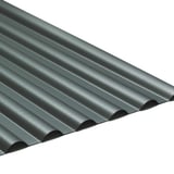 PVC profielplaat SINTRA 77/18 Antraciet-Metallic, detail van de golfstructuur
