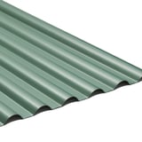 PVC profielplaat SINTRA 77/18 Groen-Metallic, 1,20 mm dik, hoofdaanzicht