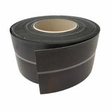 Randfixatiestrip EPDM zwart 1,50 mm, rol van voren met afgerold uiteinde