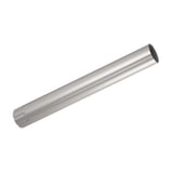 Regenpijp van staal, grijs aluminiumkleurig (RAL9007), 50 µm Polyurethan coating, hoofdweergave