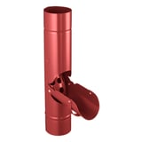 Regenwaterafscheider van kersrood staal, 50 µm polyurethaan gecoat, hoofdweergave