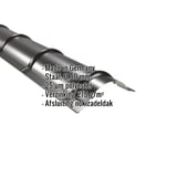 Nokvorst halfrond Gitzwart RAL 9005, 0,50 mm staal, met ingebouwde specificaties