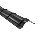Nokvorst halfrond, donkergrijs, 0,50 mm staal met matpolyester coating, hoofdweergave
