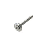 RVS schroef blank, met schotelkop en Torx-aandrijving, voor afstandhouders op houtconstructie