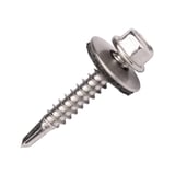 RVS schroeven | Voor DUO profiel & PVC golfrol | 5,5 x 32 mm