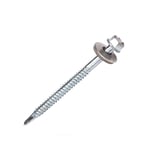 RVS schroeven | Voor montage profieltop op stalen constructie | 5,5 x 50 mm E19 | Blank