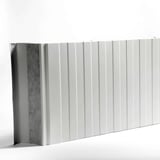 Sandwichpaneel Roof 1000-40, binnenzijde met profilering, rechtopstaand