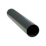 Stalen regenpijp grafiet, 100 mm diameter, 2 m lengte, vrijstaand