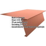 Startprofiel Terracotta, 0,50 mm staal, matpolyester coating, met ingebedde productgegevens