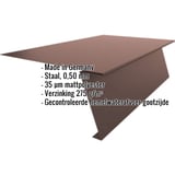 Startprofiel voor felsplaat PD-510-S, staal 0,50 mm, RAL 8017 Chocoladebruin, met productinformatie