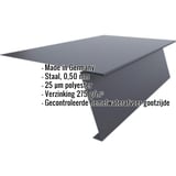 Startprofiel Antracietgrijs, 0,50 mm staal, met ingebouwde specificaties
