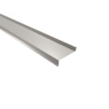 Dorpel uit Grijswit (RAL 9002) staal, 0,63 mm dikte, hoofdaanzicht