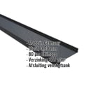 Dorpel uit staal, Antracietgrijs RAL 7016, 0,50 mm dikte, met Shimoco coating en ingebedde productgegevens