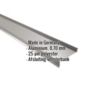 Vensterbank | 5 cm x 11,5 cm x 4 cm x 2,00 m | Aluminium 0,70 mm | 25 µm Polyester | 9007 - Grijs aluminiumkleurig