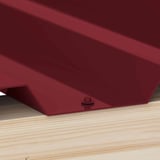 Verzinkte schroeven | Voor montage dal op houten constructie | 4,8 x 35 mm E14 | Wijnrood