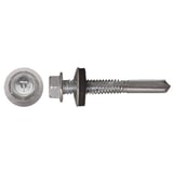 Verzinkte schroeven | Voor montage dal op stalen constructie | 5,5 x 32 mm D14 | Grafietzwart