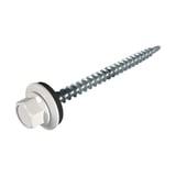 Verzinkte schroef Weckman RAL 9002 met zeskantkop, ring en afdichting, hoofdweergave