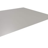 Vlakke plaat staal 0,50 mm Zilver-Metallic (RAL 9006) hoofdaanzicht