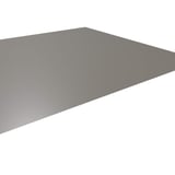 Vlakke plaat staal 0,50 mm RAL9007, hoofdaanzicht van de grijze, polyester gecoate plaat