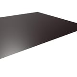 Vlakke plaat staal 0,63 mm chocoladebruin RAL 8017 met 25 µm polyestercoating, hoofdaanzicht